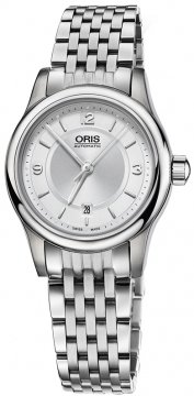 Buy this new Oris Classic Date 28.5mm 01 561 7650 4031-07 8 14 61 ladies watch for the discount price of £705.00. UK Retailer.